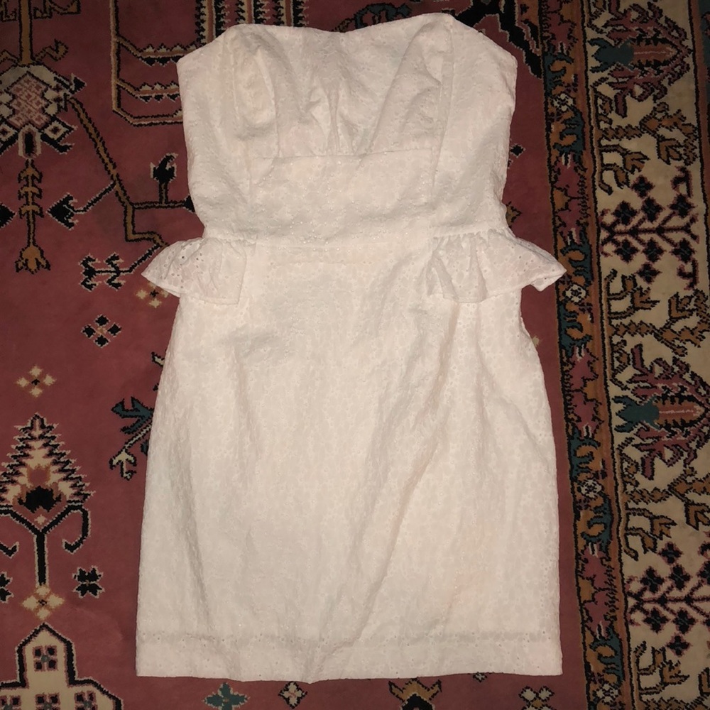 Lilly Pulitzer White Dress, altered to size 2!